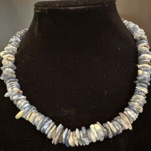 Blue Canadian lapis‎ Stone Necklace